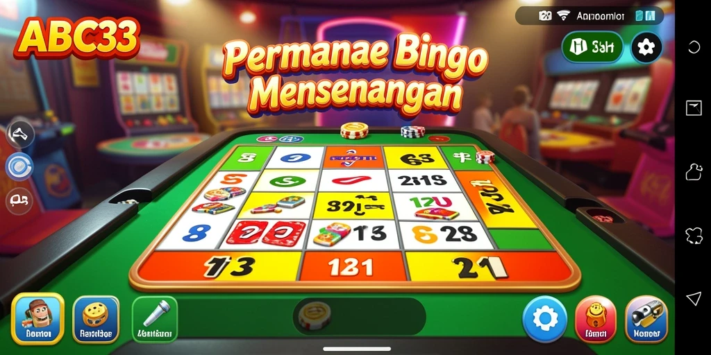 Screenshot gameplay menunjukkan aksi seru di permainan Bingo ABC33.