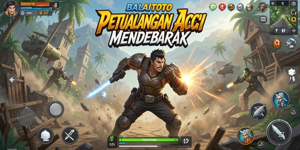 Tampilan gameplay BALAITOTO dengan aksi mendebarkan di setiap level.