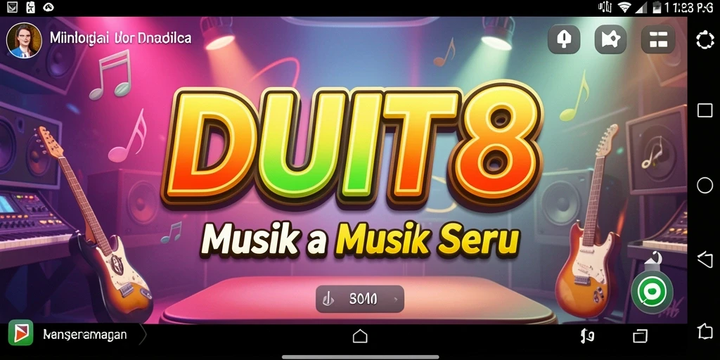 Tampilan gameplay DUIT8 yang seru dan penuh warna.