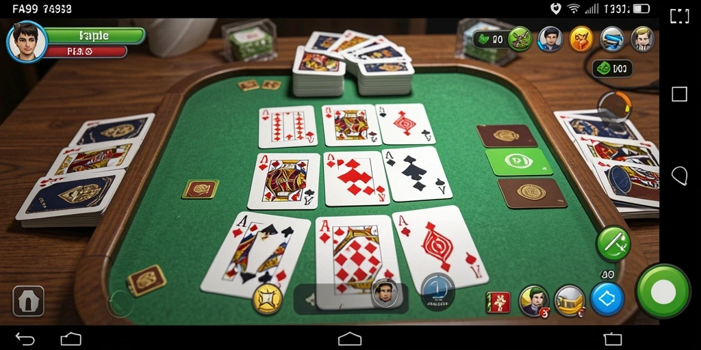 Tampilan screenshot game FA99 yang menunjukkan keseruan bermain Gaple.