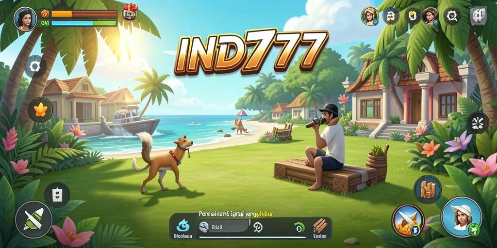 Tangkapan layar menampilkan keseruan gameplay yang santai.