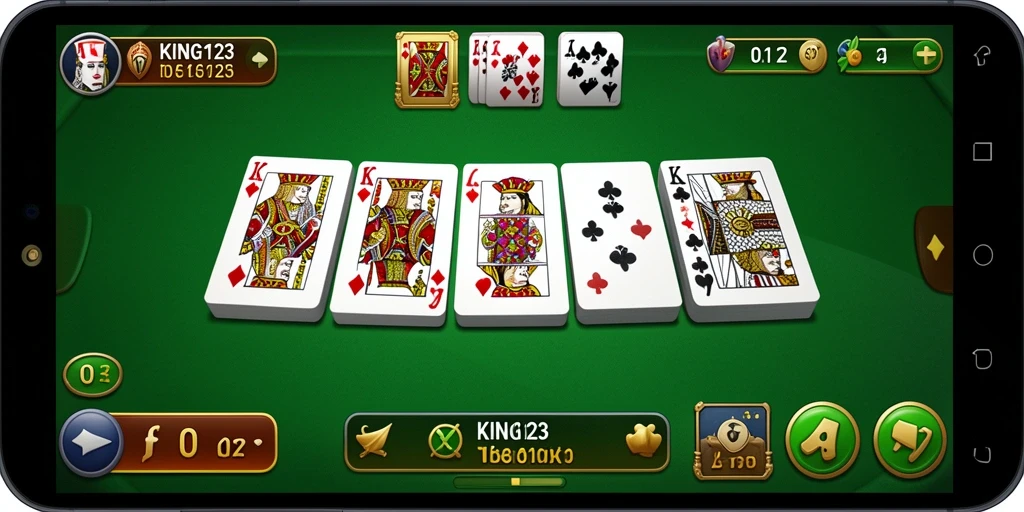 Tampilan gameplay Domino yang mengasyikkan di KING123.