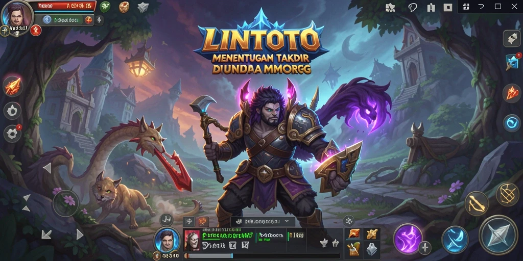 Gameplay mendebarkan di dunia fantasi LINITOTO.