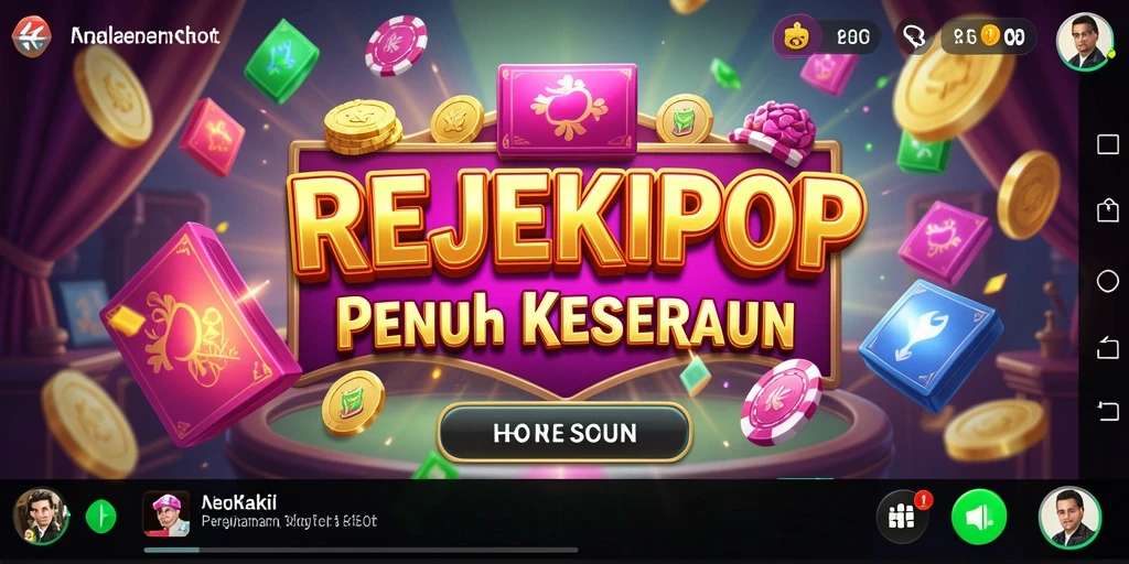Tampilan screenshot REJEKIPOP yang menunjukkan keseruan permainan Slot.