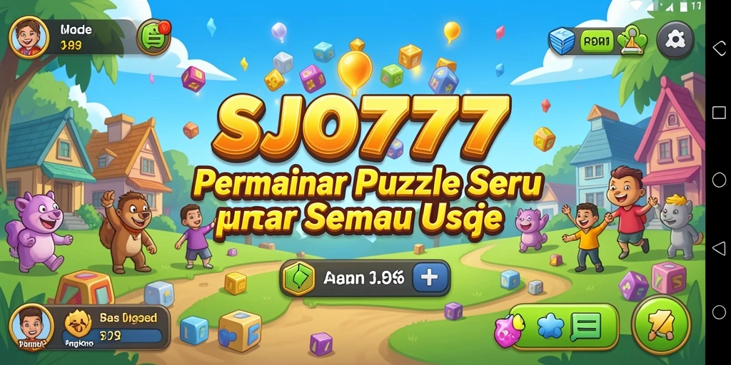 Tampilan gameplay SJO777 dengan berbagai teka-teki menarik.