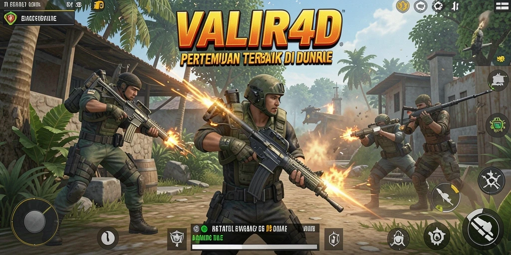 Tangkapan layar menampilkan gameplay seru di pertempuran Battle Royale.