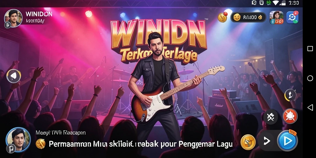 Tampilan gameplay WINIDN dengan antarmuka yang menarik dan interaktif.